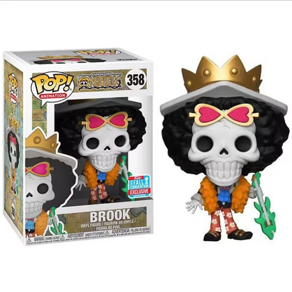 FUNKO POP ONE PIECE игрушечные фигурки классические персонажи BROOK Luffy Roronoa Zoro модели кукол детский любимый подарок на день рождения (art.: 3920cb41778a0) - 3920cb41778a0