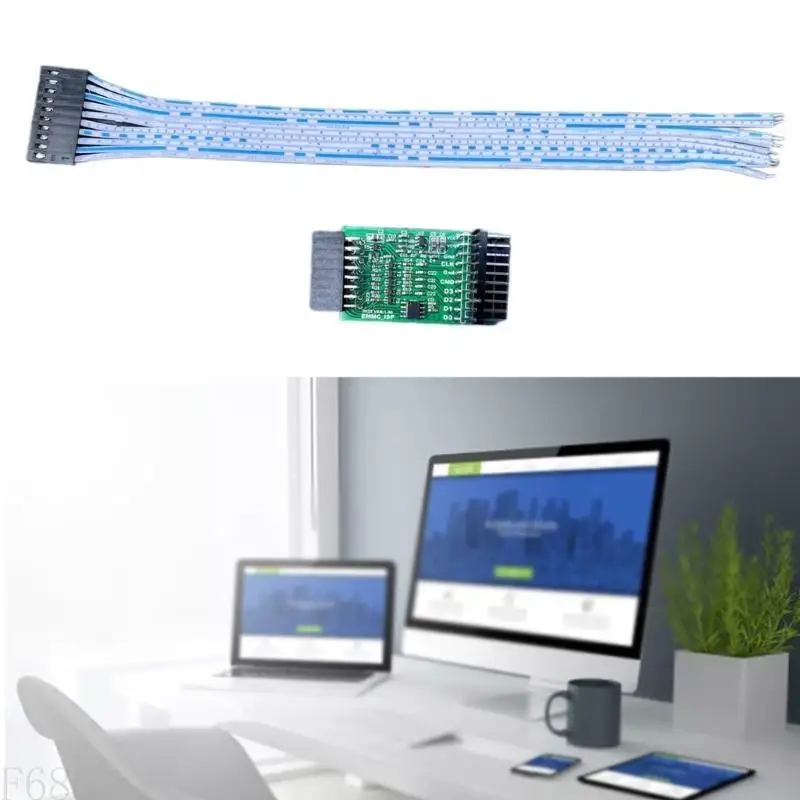 Фото F68C XGECU EMMC-ISP T48 Программист выделенный адаптер для программирования в цирке EMMC Original №2