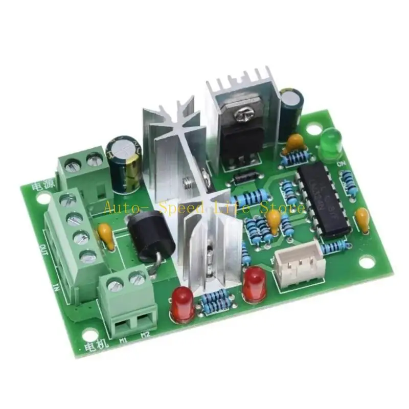 Фото 02DA 120W PWM DC10V-30 В. Скорость двигателя регулируемый регулируемый напряжение управление обратимым №4