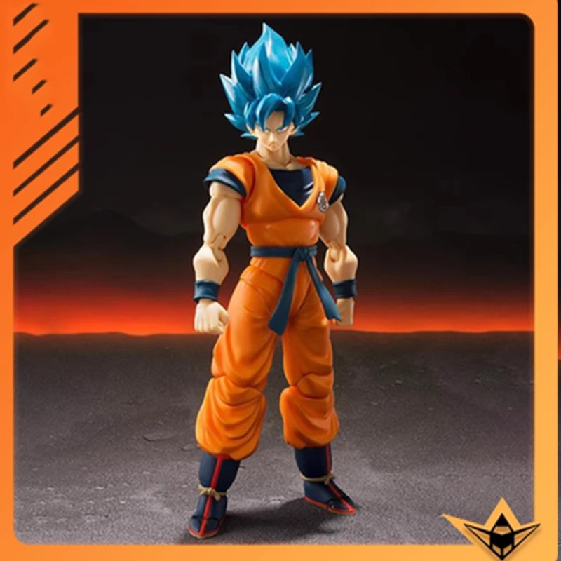 Фигурка бандаи shположении из аниме Kakarotto Son Goku, фигурка SHF Super Saiyan с голубыми волосами, подвижная модель из ПВХ, игрушки в подарок