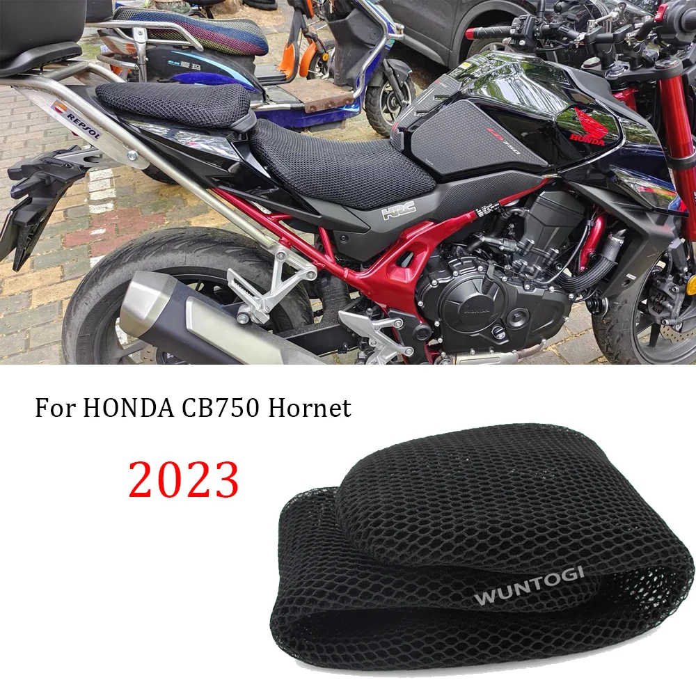 Для HONDA CB750 HORNET 3D сотовая сетка защитные подушки нейлоновая ткань седло мотоциклетные теплоизолированные чехлы на сиденья CB750 Hornet Аксессуары для мотоциклов