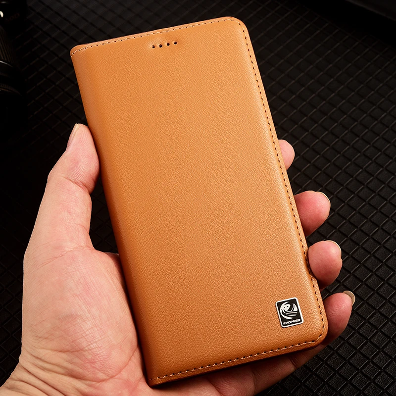 Чехол из натуральной кожи с рисунком наппа для Realme X XT X2 X3 X7 Max X50M X50 X9 Pro Ultra Flip Wallet Cove
