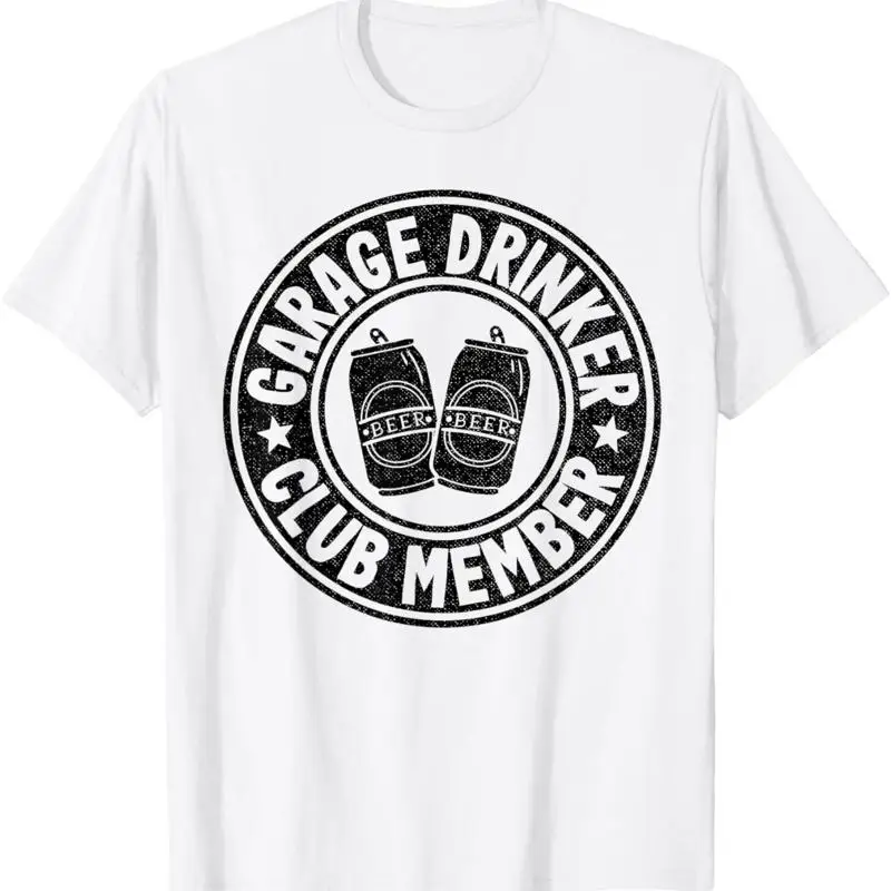 Мужская футболка Garage Drinker Club Member Day Drinking Dad Beer