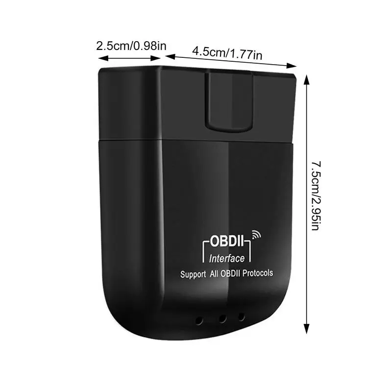 Сканер OBD2 для считывания кодов неисправностей автомобиля, универсальный сканер ELM-327 WIFI V1.5, диагностический инструмент для автомобиля 25K80, диагностический сканер, тестер двигателя (art.: 3920c2c10f93e) - 3920c2c10f93e