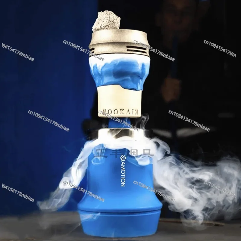 Открытый портативный кальян Amotion Roaming Hookah S с одной трубкой из нержавеющей стали