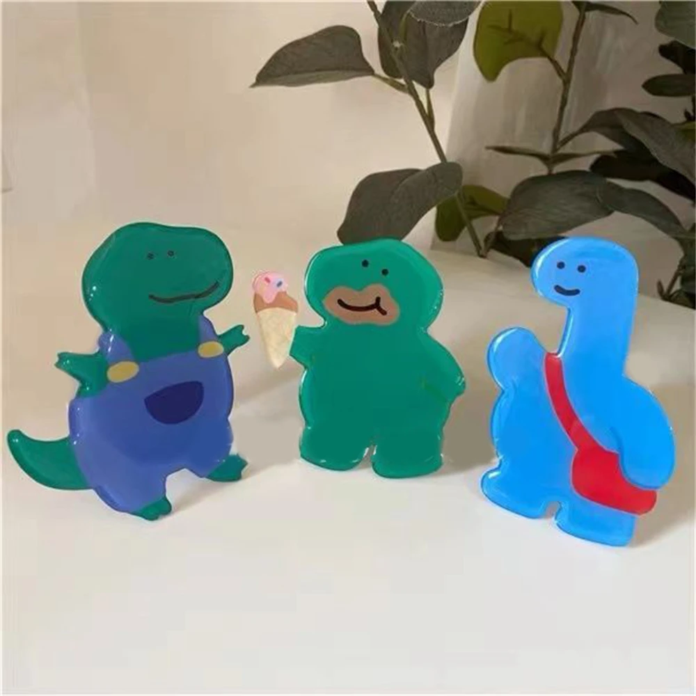 INS милый 3D Dinasaur ленивый кронштейн держатель для телефона Tok Griptok кольцо-держатель для Samsung S23 аксессуары Складная подставка для медведя