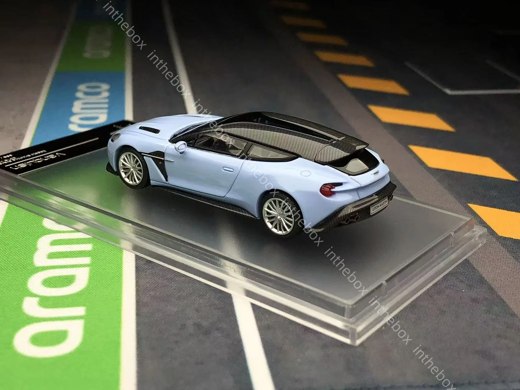 Фото In theBoxToys Store King Модель 1/64 Vanquish Zagato Shooting Super Car Литая под давлением модель автомобиля Коллекция ограниченного выпуска №3