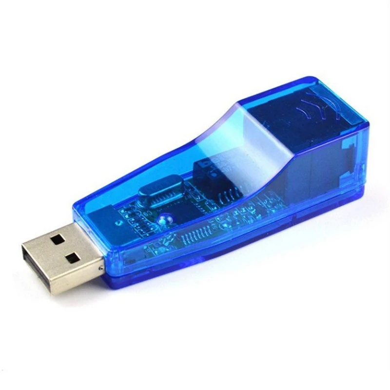 Сетевая карта USB 10/100 Мбит/с, USB к RJ45 Ethernet LAN Сетевой конвертер подходит для ПК ноутбука Win 7 Android адаптер для Mac