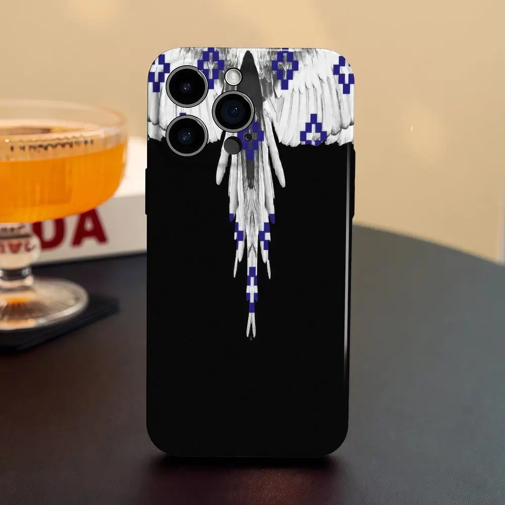 Чехол для телефона iPhone 17, 16, 15, 14, 13, 12, Pro B-Burlons Max Plus, глянцевый HD, Marcelos, с тонкими отверстиями, жидкая пленка, мягкий корпус