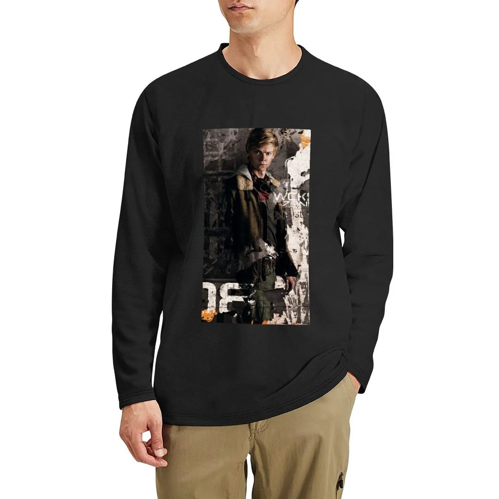 Newt - Maze Runner: The Death Cure Длинная футболка винтажная футболка блузка футболка на заказ спортивные фанатские футболки мужские футболки с графикой