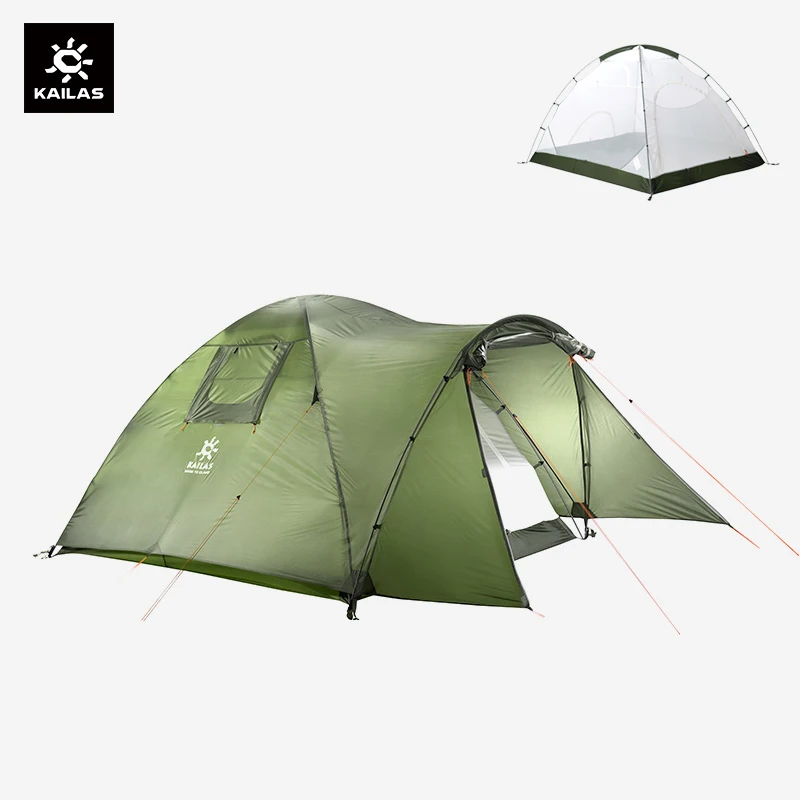 Палатка KAILAS KT2203212 Ультралегкая, дышащая, двухслойная, водонепроницаемая, для 3-4 человек, 2023