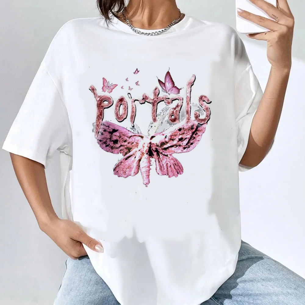 Melanie Martinez shirt girl Trendy Retro hip hop Vintage Punk Psychedelic t shirt Vintage Y2k korean clothes Colorful Graphic