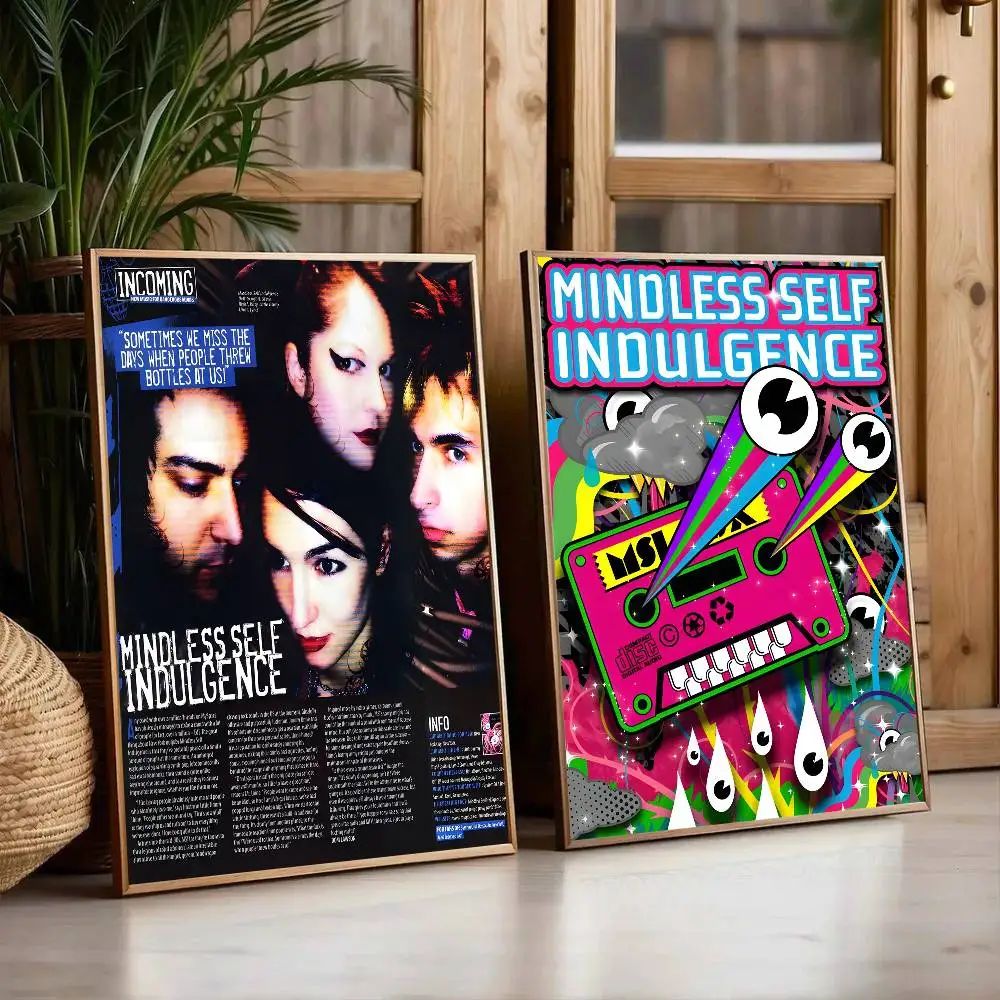Фото Плакат Mindless S-Self I-Indulgence Band HD Art, липкая стена, водонепроницаемый, для дома, гостиной, спальни, бара, эстетическое украшение №4