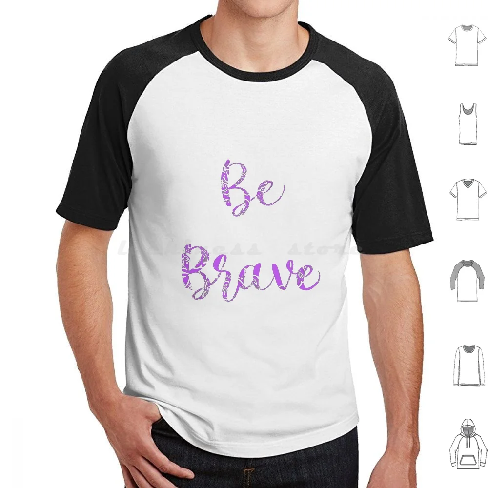 Футболка Be Brave 6Xl хлопковая крутая женская футболка Be Brave с надписью Power для девушек Мариана Перес Альмагро