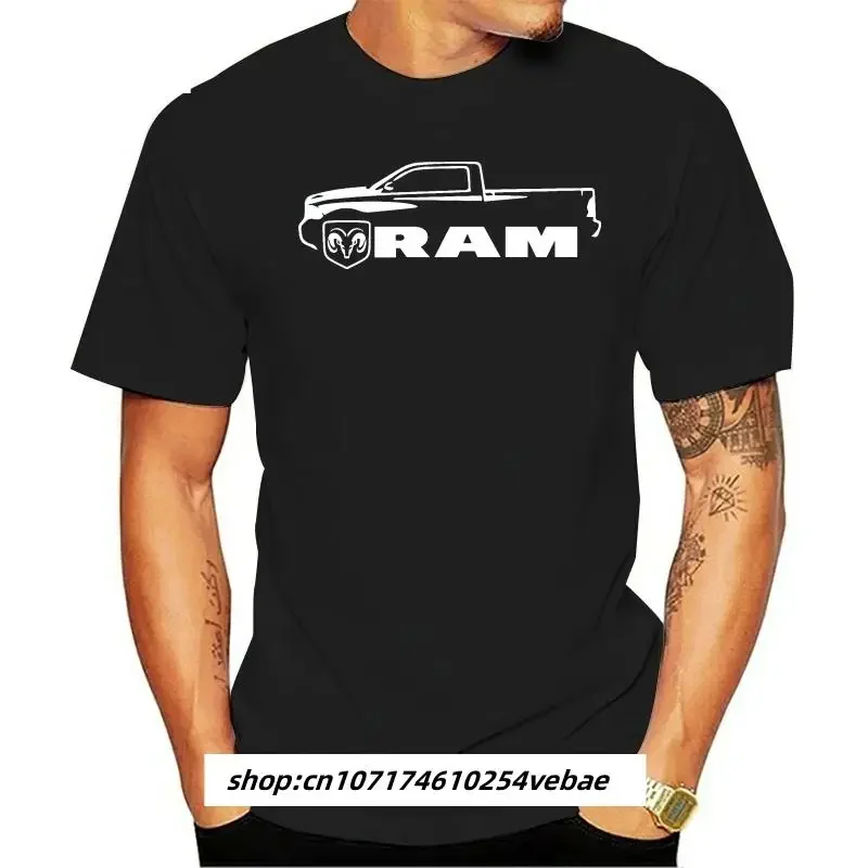 Kaus Oblong Ram Mobil Amerika Lucu 1500 Hemi 5.7 Kaus Oblong Olahraga Motor Srt Kaus Uniseks
