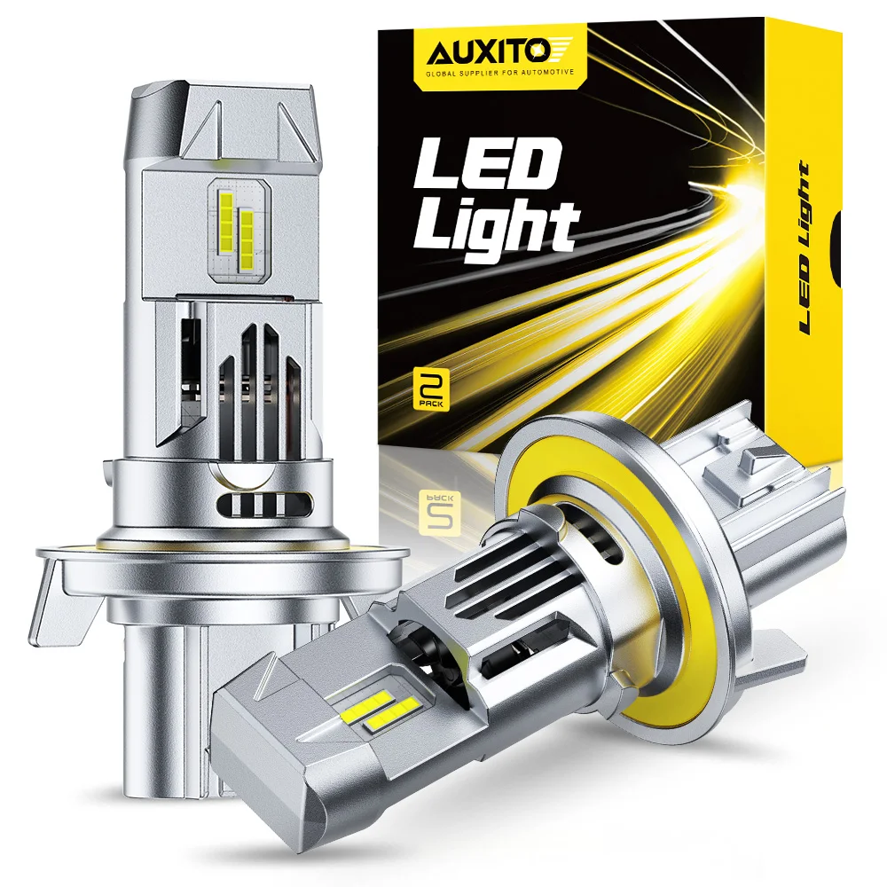 AUXITO 2 шт. Canbus H13 9008 Светодиодная фара 30000LM Лампа высокой мощности H1 H7 H8 H11 9005 HB3 9006 HB4 H4 9003 Свет без ошибок Фара