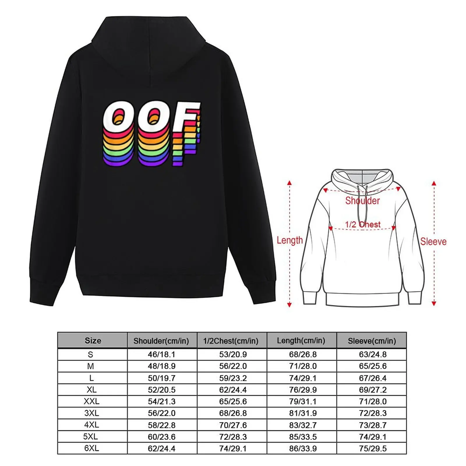Фото OOF Meme Dabbing Dab Gift Hand Drawn Noob Толстовка с капюшоном в японском стиле корейская одежда мужское пальто мужская толстовка оверсайз №4