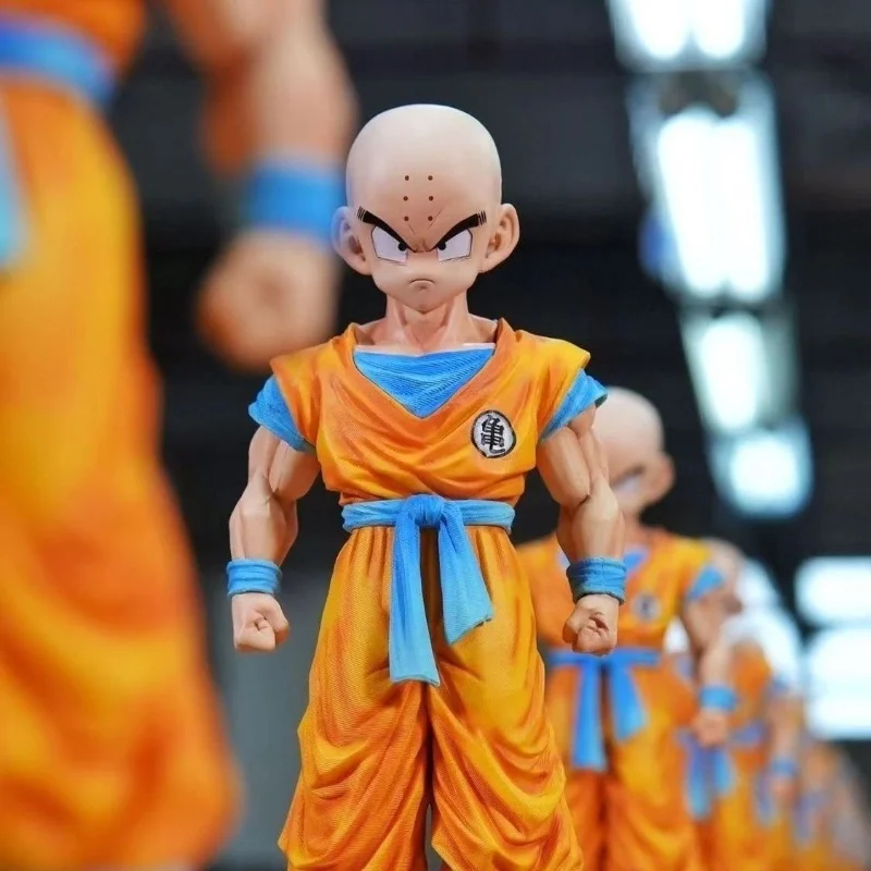 Фото Периферийные устройства из аниме «Драконий жемчуг», фигурка Krillin с основанием, Детская Коллекционная модель из ПВХ, подарок для детей Super Saiyan Figur №5