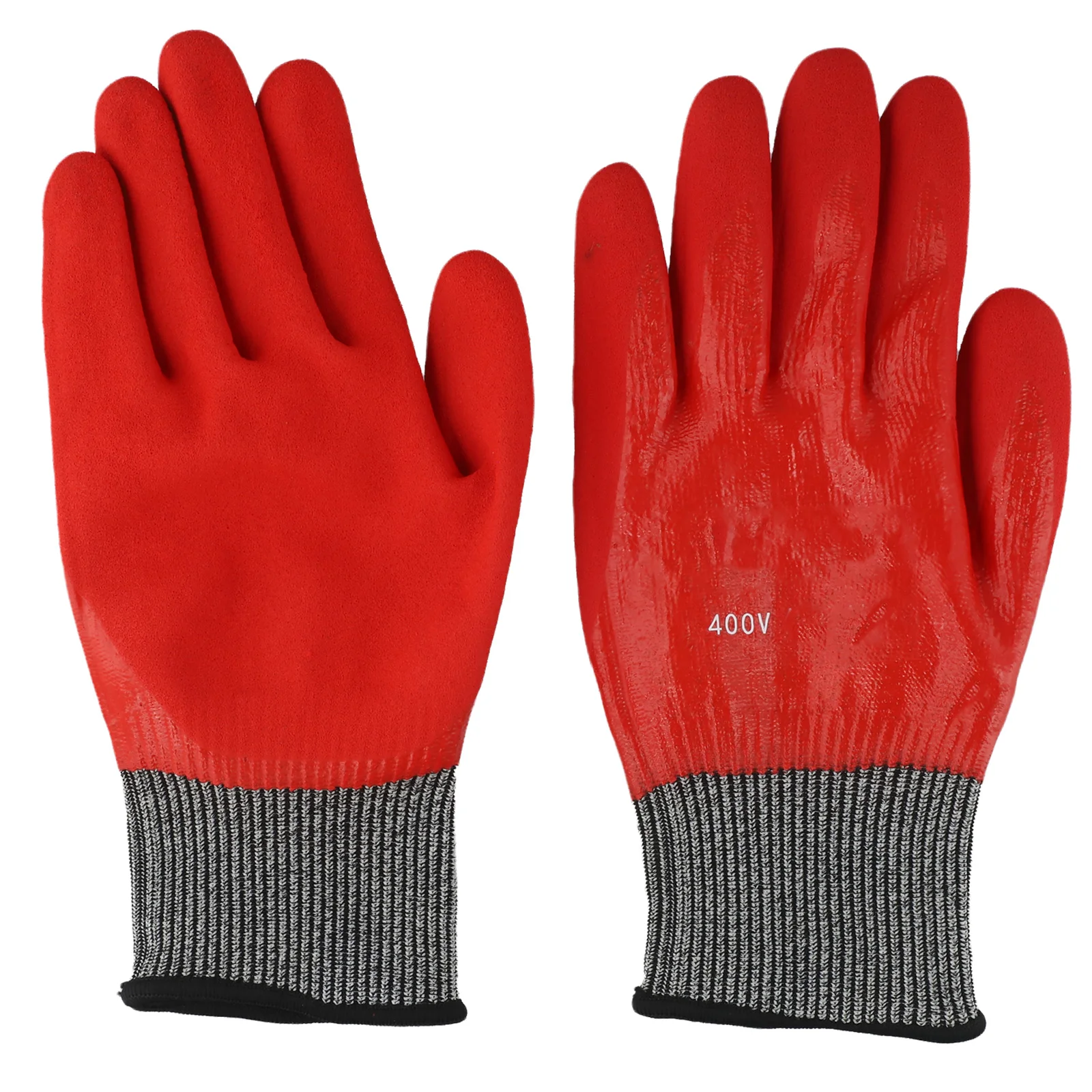 Фото Изоляционные перчатки 400 В, перчатки PPE, простые в использовании, устойчивость к трению мобильному телефону, процесс вторичного погружения 85*245 мм №2