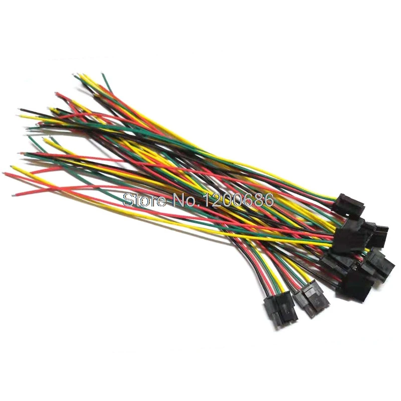4PIN 15CM 22AWG Разъем питания Пластиковый корпус Molex 3,0 мм 43645-0400 Мужской жгут проводов питания Molex Micro-Fit 3,0 жгут проводов