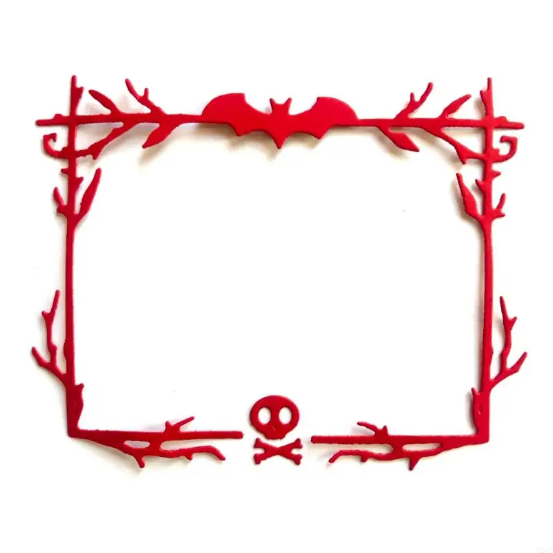 Фото T21C Halloween Skull рама металлическая резка выбросы трафарет Diy ScrapBooking Album Paper №4