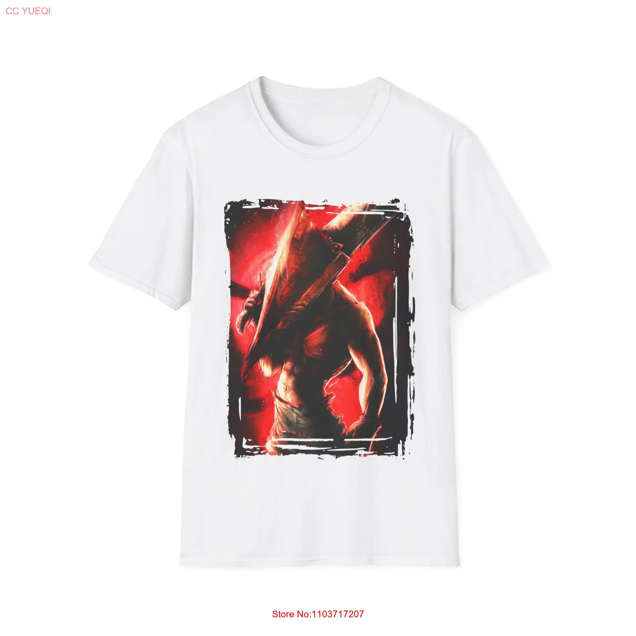 Рубашка для игрового фильма Pyramid Head Silent Hill Softstyle T с длинными или короткими рукавами