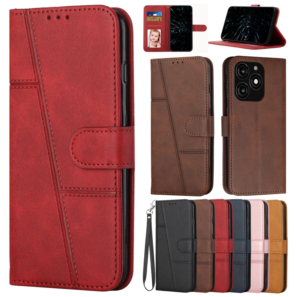 Флип-кошелек для Tecno Spark Go 20C 10C 10 8C Camon 20 Premier Pova 5 4 Neo 3 2 Pop 8 7 6 Pro