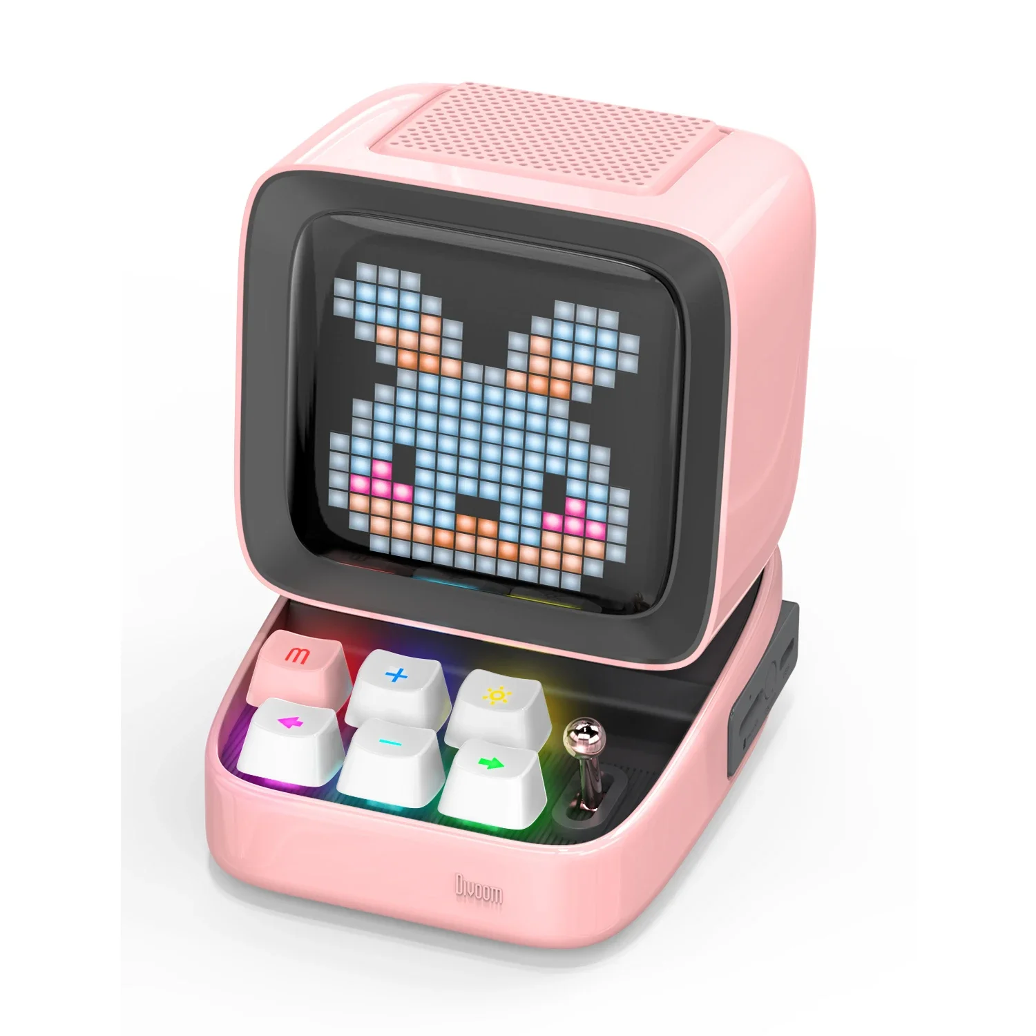 Фото Perfect2025 Divoom Ditoo Plus Портативный динамик Ретро Pixel Art BT Будильник DIY Светодиодный дисплей Доска Поддержка TF-карты DIY Подарок Dec №2