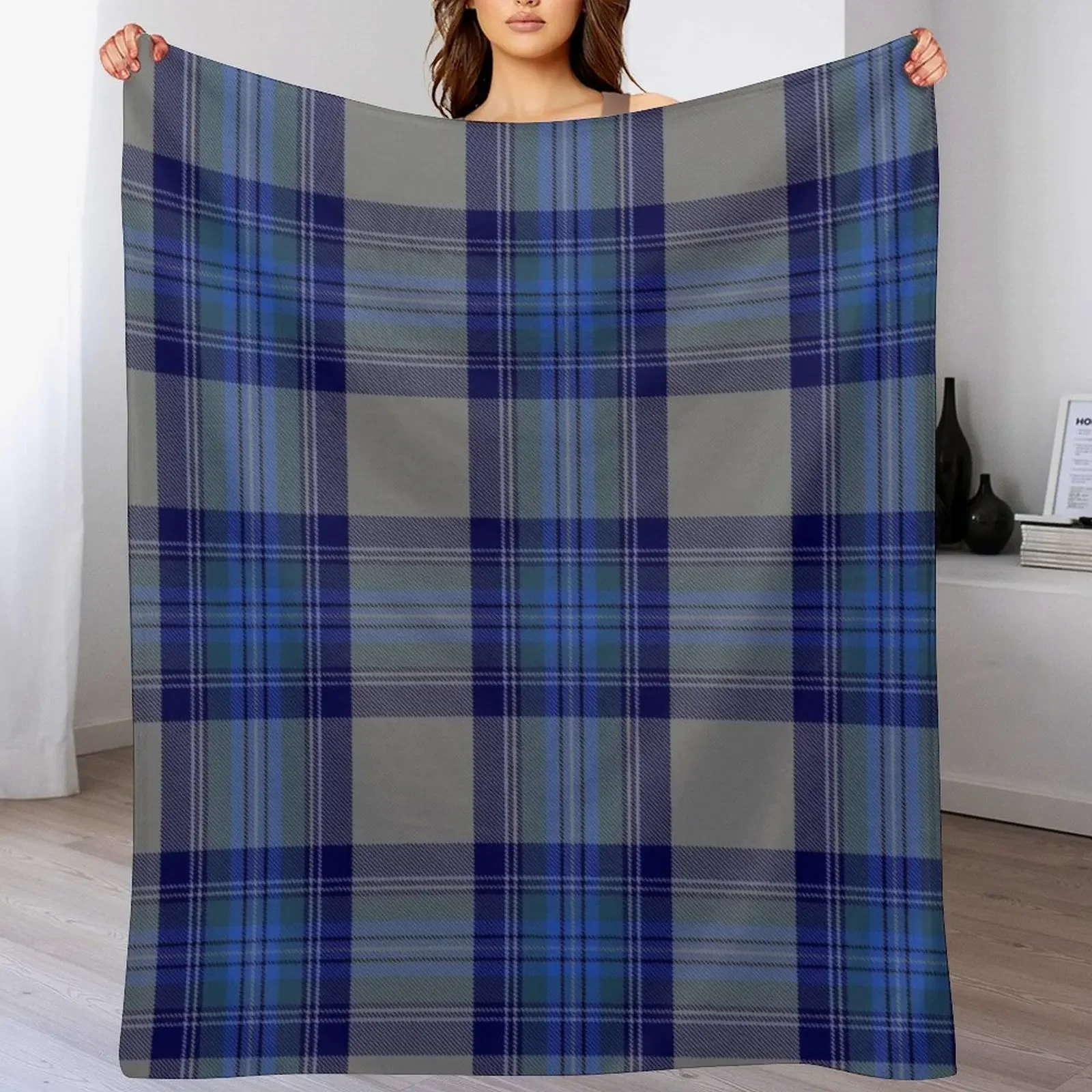 Одеяло в клетку Bennett Scottish Clan в клетку, мягкие клетчатые пляжные одеяла для гигантского дивана