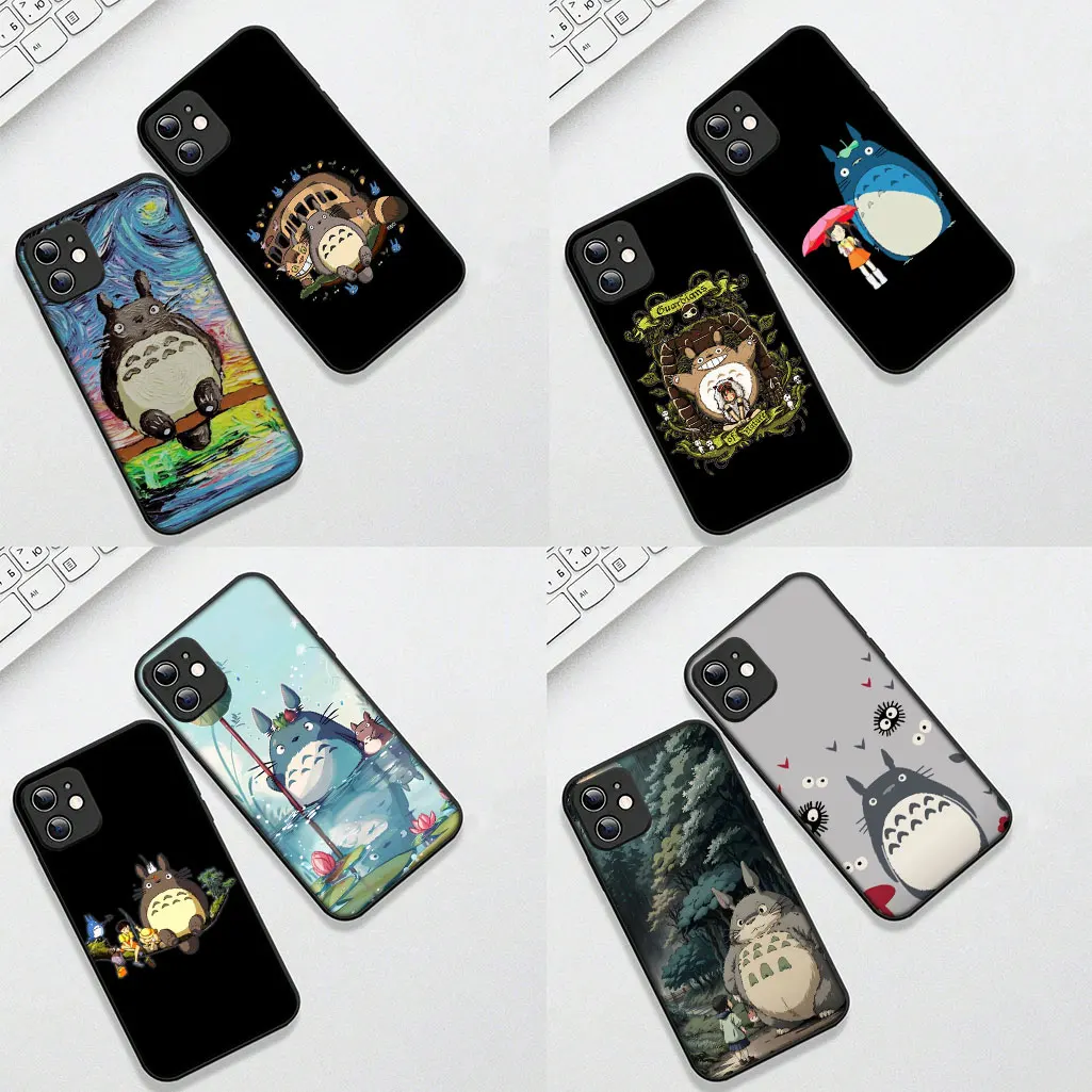 Фото Чехол для Samsung Galaxy A07 A17 j7 J5 J6 J2 Prime J8 A01 A02 A03 A23 A70 A71 A72 A73 M06 M16 M56 Wallpaper T-Totoros Cartoon Case №5