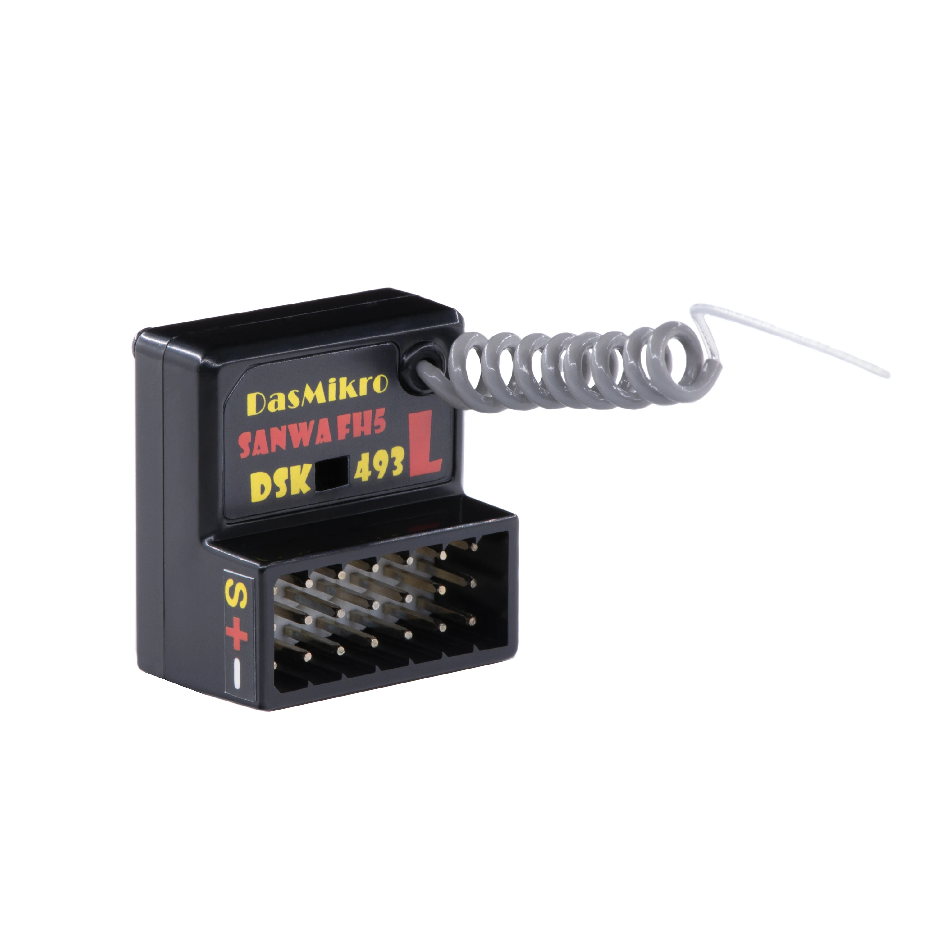 DASMIKRO DSK-493L FH5 СОВМЕСТИМЫЙ ДЛИННЫЙ АНТЕНА-приемник ДЛЯ SANWA FH-5 M17 MT-5 MT-R FHSS-5