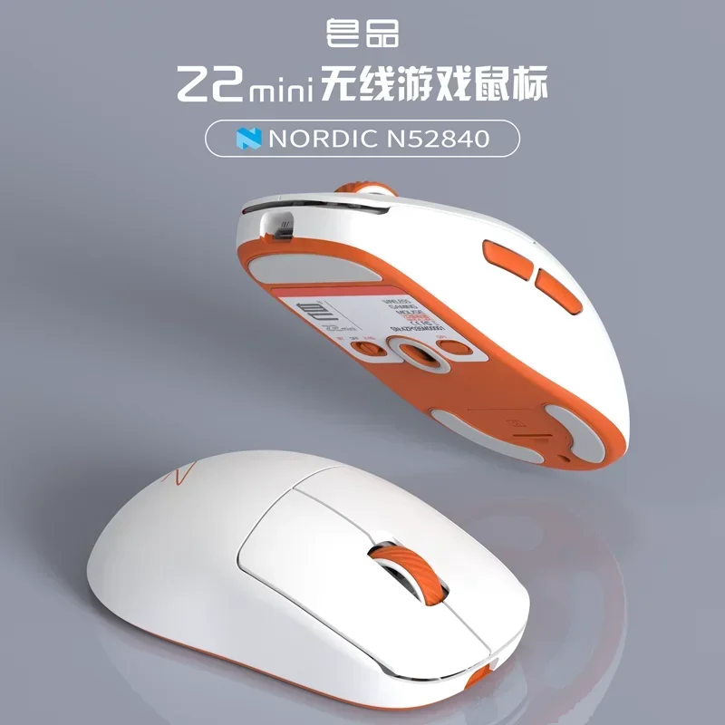 Фото Zaopin Z2 Мини Беспроводная Мышь 3 режима 8k Paw3950 Bluetooth Игровая Мышь Nordic 52840 Легкий Индивидуальный Игровой Аксессуар Подарки №2