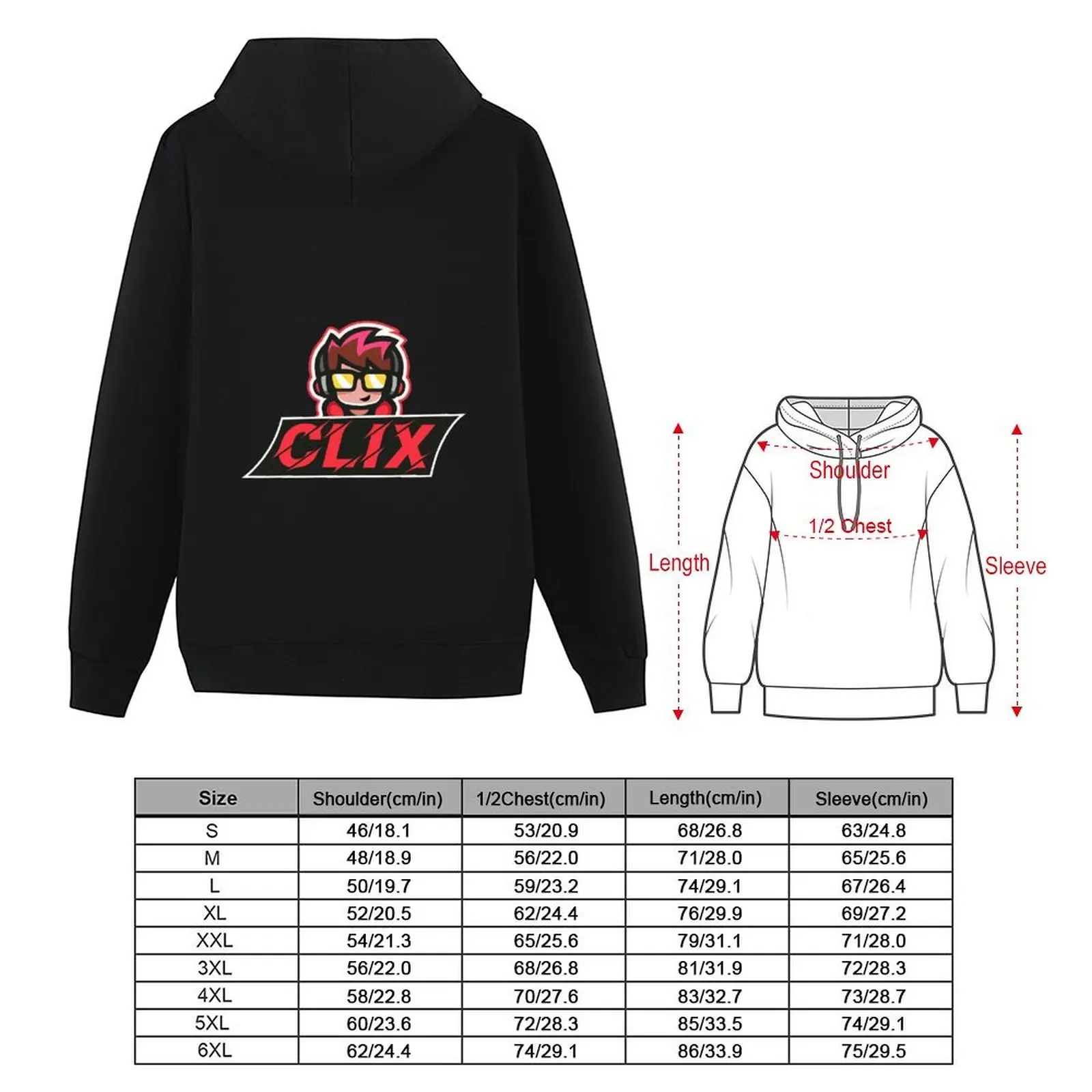 Фото Clix Merch Misfits Clix Толстовка мужская одежда корейская одежда модная мужская дизайнерская одежда новые толстовки и кофты №4
