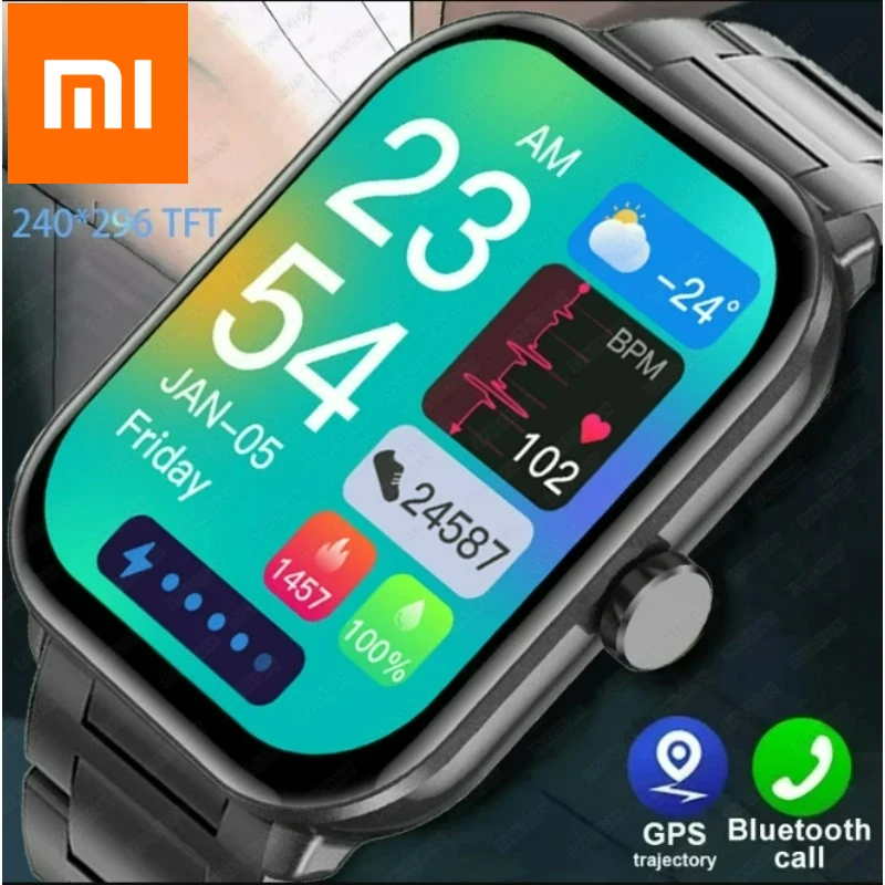 Xiaomi 2026 глобальная версия для мужчин GPS-слежение Bluetooth вызов пульсометр водонепроницаемые спортивные фитнес-умные часы для женщин 2025 новинка