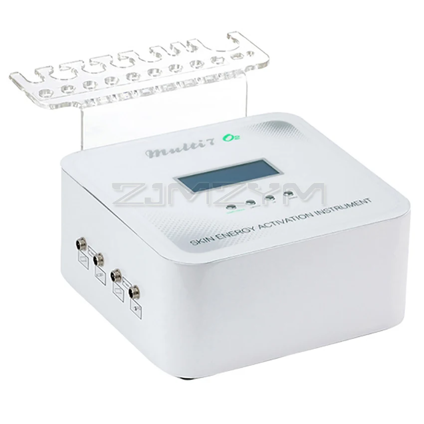 Фото Новейшая многофункциональная машина для лица 7-в-1 Oxygan BIO Cooling Dermo Brassion Meso Therapy Lifting Cold Hammer №3