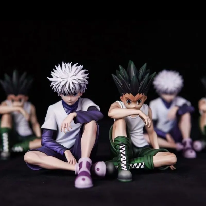 11 см аниме HUNTER×HUNTER Killua Zoldyck фигурка GON·FREECSS стопор для лапши фигурка модель игрушка в подарок фигурку подарок