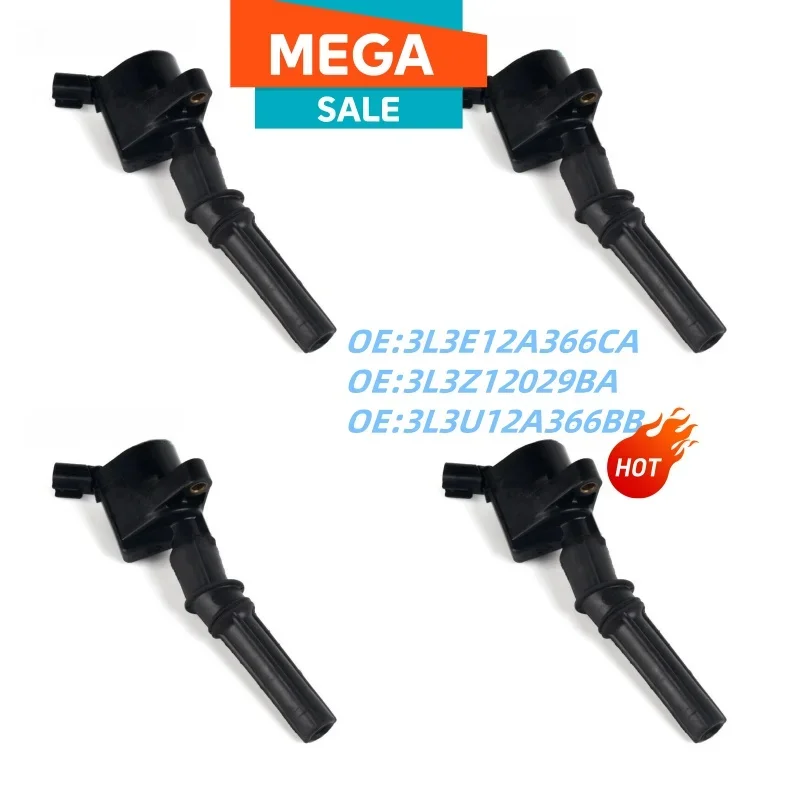 4шт 3L3Z12029BA 3L3E12A366CA 3L3U-12A366-BB 11202934   Катушки зажигания для Ford F150 Expedition DG511 DG-511 5C1584 FD508 UF537