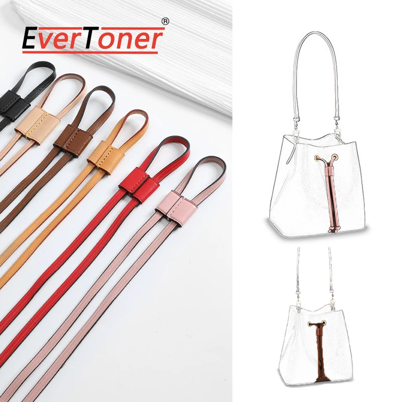 Кожаный ремень EverToner на шнурке, плечевые ремни, пряжка с замком, шнурок для сумки-ведра L-Noe BB, сменный аксессуар Детали и аксессуары для сумок