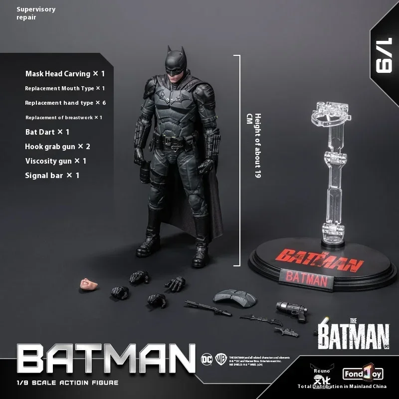 Фото 2025 19 см оригинальная серия DC Justice League Light Armor Batman изысканная фигурка коллекция игрушек подарок фигурка орнамент №3