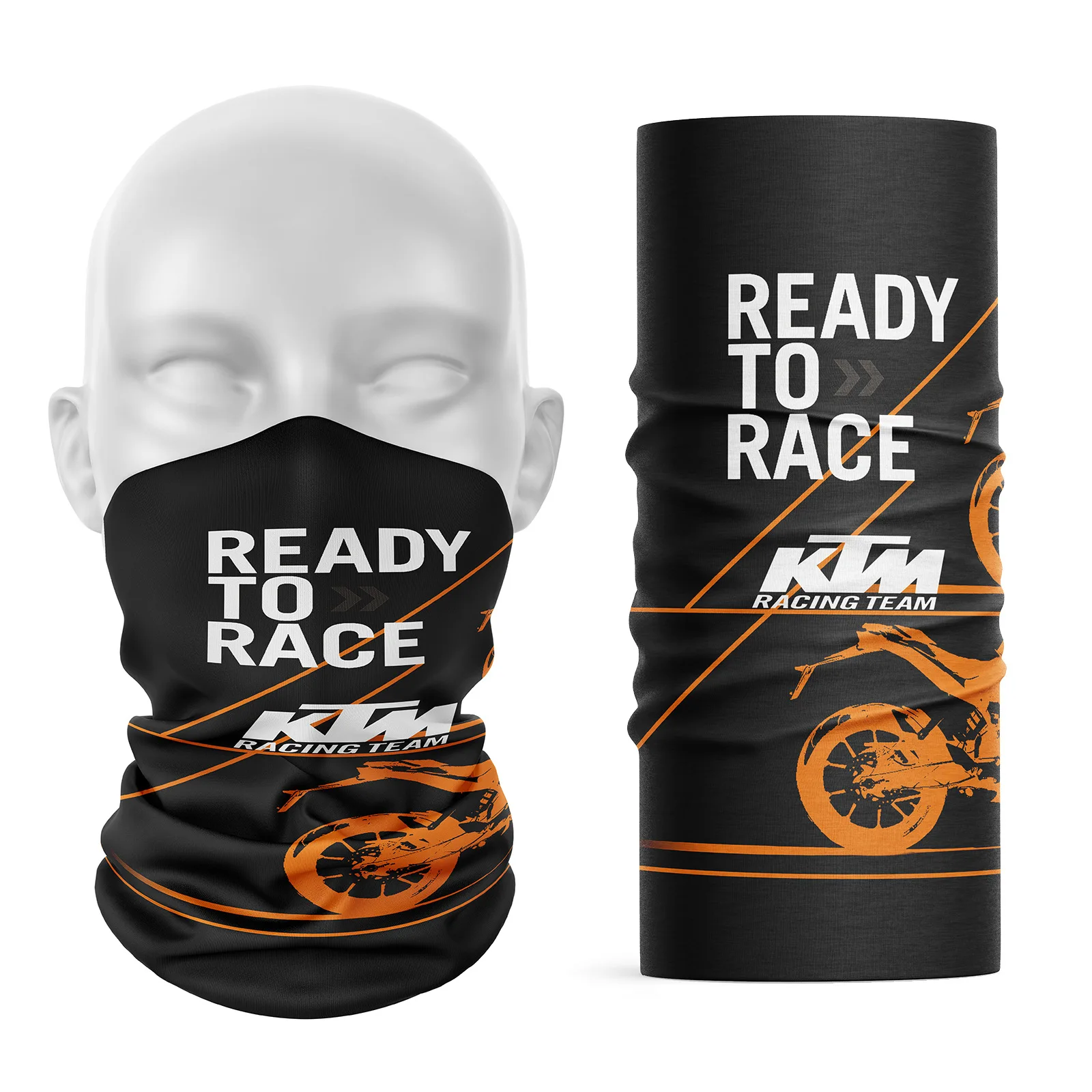 Мотоцикл для KTM RC8 Duke READY TO RACE, уличный солнцезащитный чехол для шеи, шарф, велосипедная маска для верховой езды, пылезащитная, спортивная, быстросохнущая