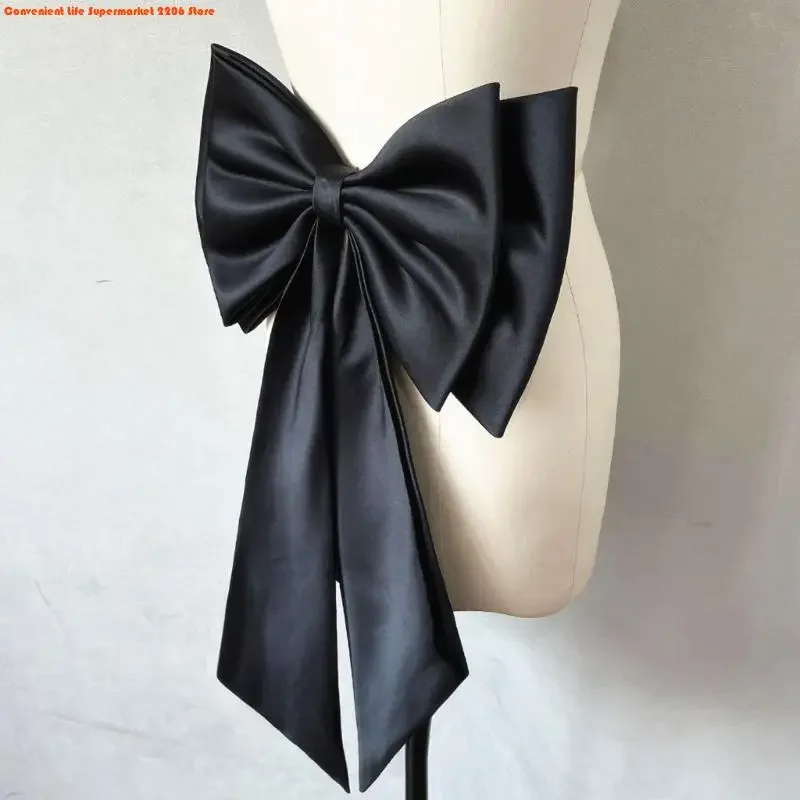 E06E сложное платье Bowknot Simple Design Smailable Большой орнамент по талии для танца и косплея.
