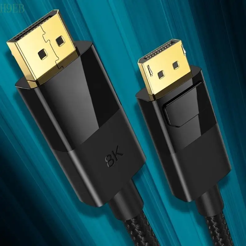 Фото H9EB DisplayPort 1.4 Кабель 8K@60 Гц 4K@144HZ 2K@165 Гц Displayport Мужчина к мужчинам №5