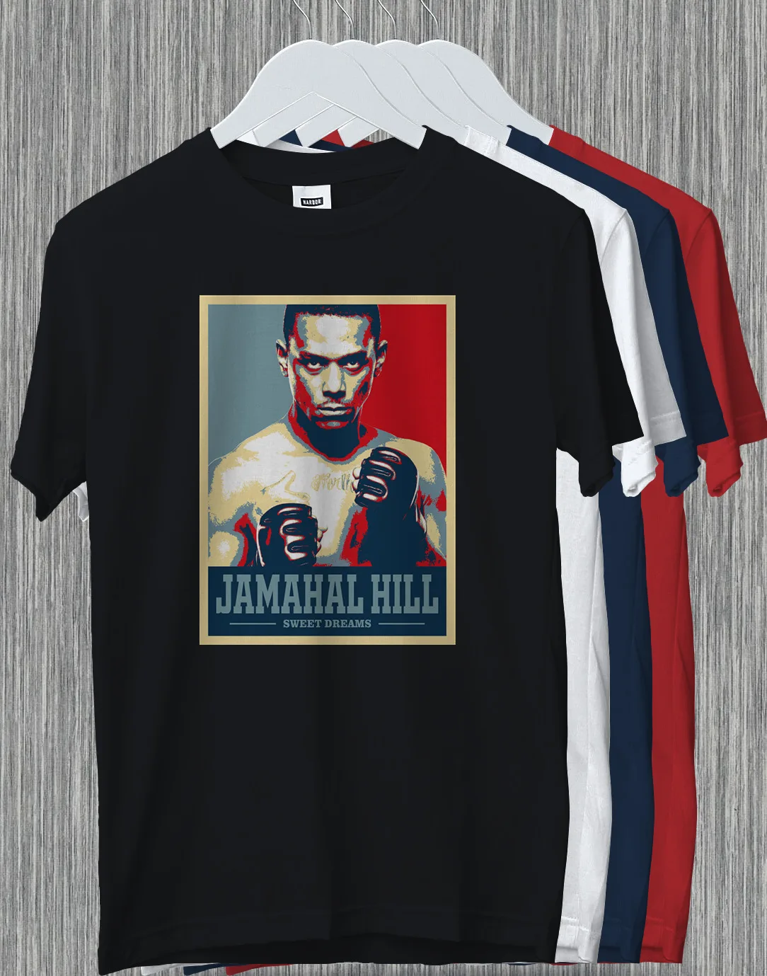 Jamahal Sweet Dreams Hill, легкая подарочная футболка для смешанных боевых искусств Heavyweigh Champ