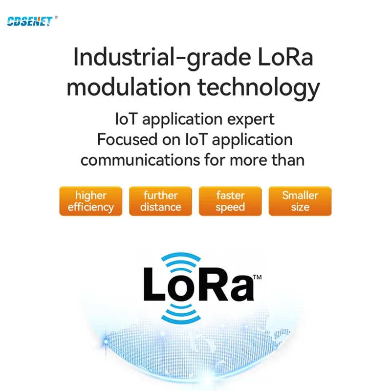 Фото 433MHz SX1262 Lora 4-kierunkowy przełącznik wejściowy wyjście CDSENET E860-DTU(4040-400SL)A RS485 duża odległość 10km klasy przemysłowej AC 85～265V №5
