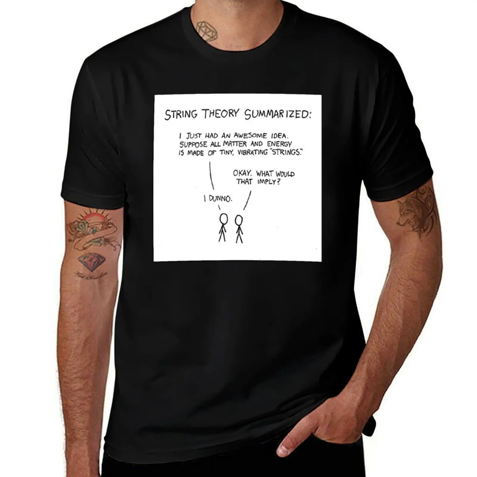 Футболка с веб-комическими комиксами xkcd, забавные футболки, темный юмор, хлопковая футболка, комплект футболок