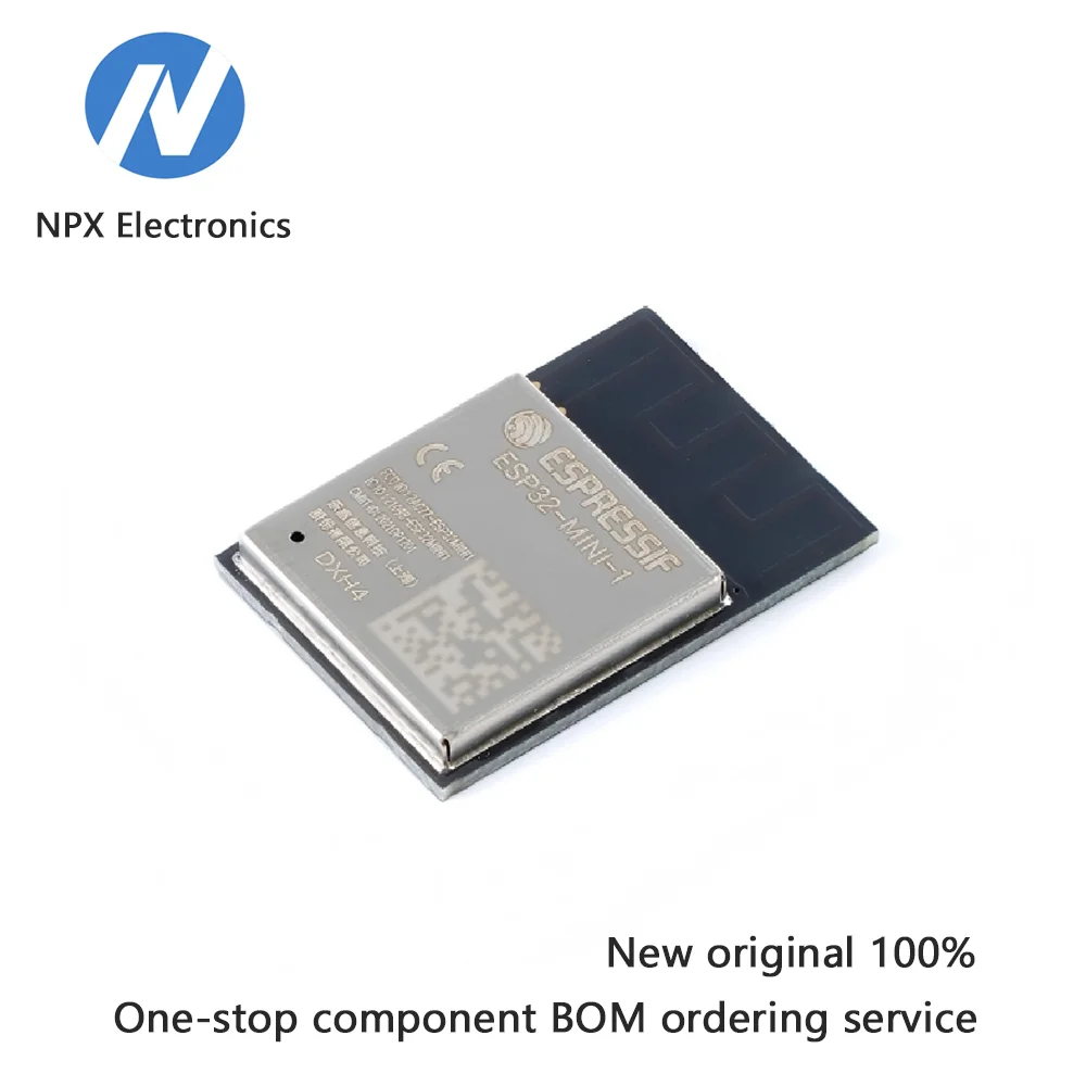 Оригинальный ESP32-MINI-1-H4 Wi-Fi + B-luetooth двухрежимный модуль Fl-ash MCU 4 МБ