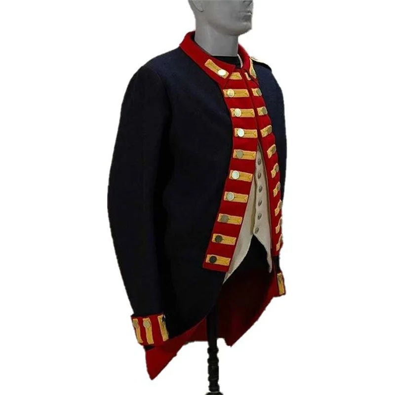 Фото Куртка регентства Royal Artillery Guard, колониальный офицер гражданской войны, солдат, военная форма, костюм Outlander William для косплея №2