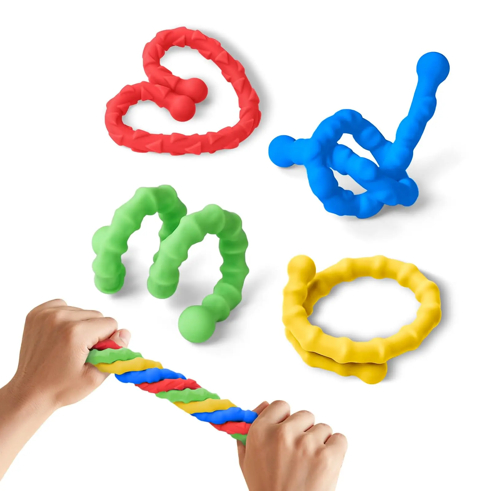 Силиконовая сенсорная палочка, EDC Fidget, антистрессовые сенсорные игрушки для детей и взрослых, СДВГ, гаджеты для аутизма, тревоги, антистресс, тихий