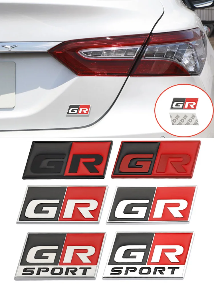 Автомобильная наклейка GR спортивный логотип эмблема значок наклейки для Toyota HV YARiS RZ RC RS C-HR Corolla Prius Harrier Camry Tacoma Venza rav4 GR