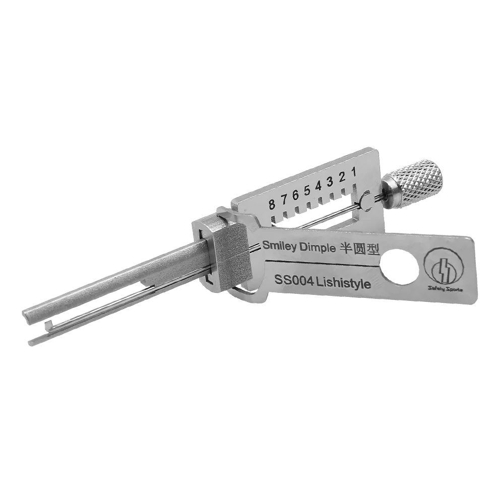 SS004 SS003 SS301 SS302 SS304 KW5-L HD5649 KPT-1 для 2 в 1 Pick & Decode Locksmith Tool 1-8 Pin нержавеющая сталь для гражданского использования